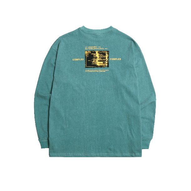 PIGMENT L/SLEEVE [Teal Green]