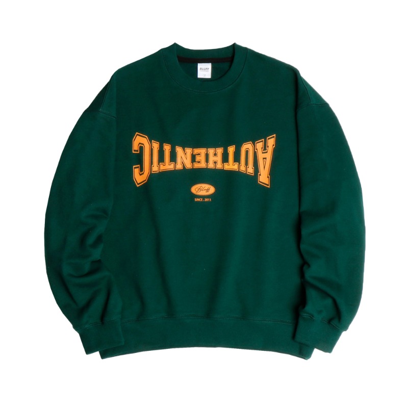 AUTHENTIC MUSCLE FIT SWEAT [GREEN]