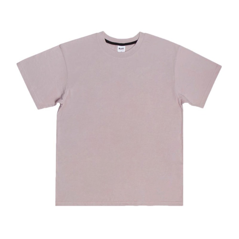 RELAXED FIT COTTON MODAL T-SHIRT [SMOKE PINK]