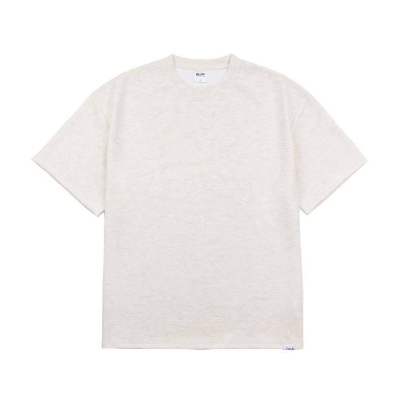 THE.B RELAX CREW NECK T-SHIRT [OATMEAL]
